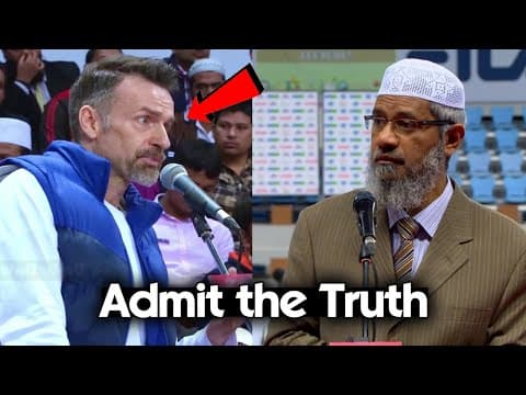 🔥 Shocking Debate! Christian Professor Challenges Dr. Zakir Naik in a Heated Discussion